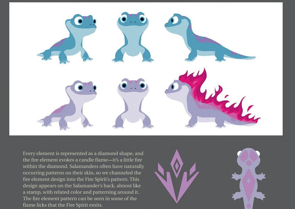 《冰雪奇缘2》艾莎新宠物设定撞脸,隔壁长发公主也有一只蜥蜴