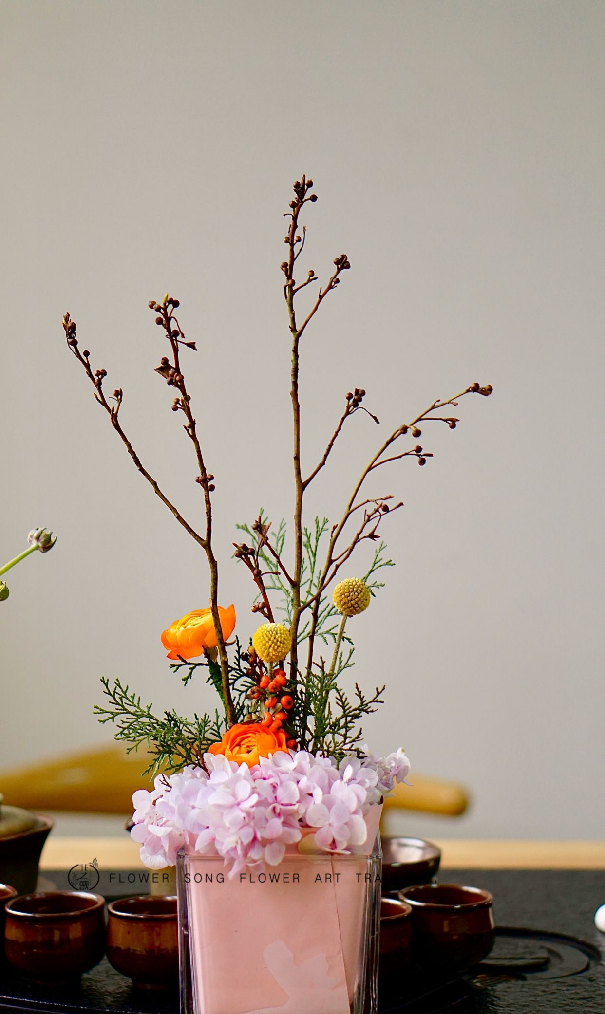 花艺培训—中式插花分享
