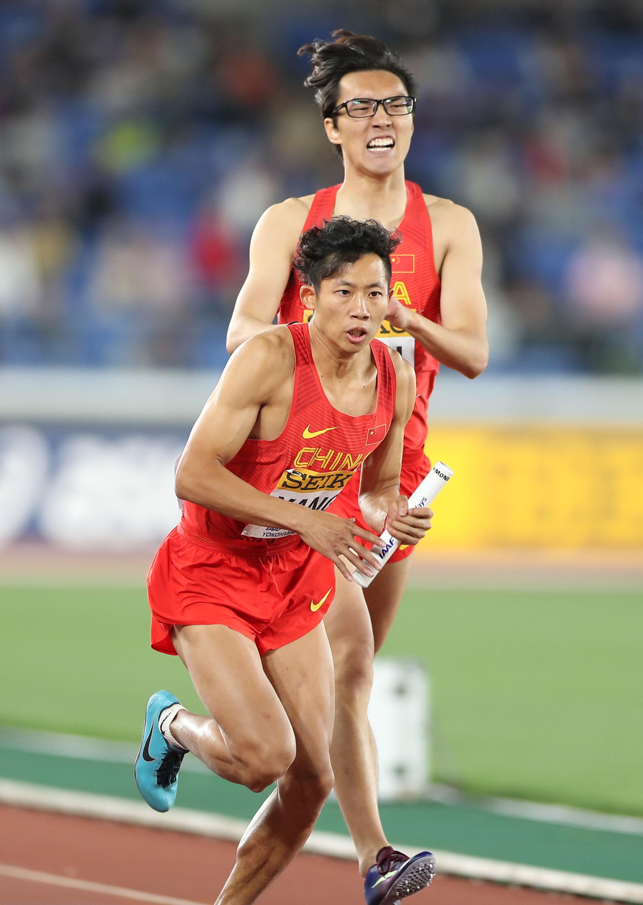 田径——世界接力赛:中国队获男子4x400米接力b组决赛第四名|接力赛