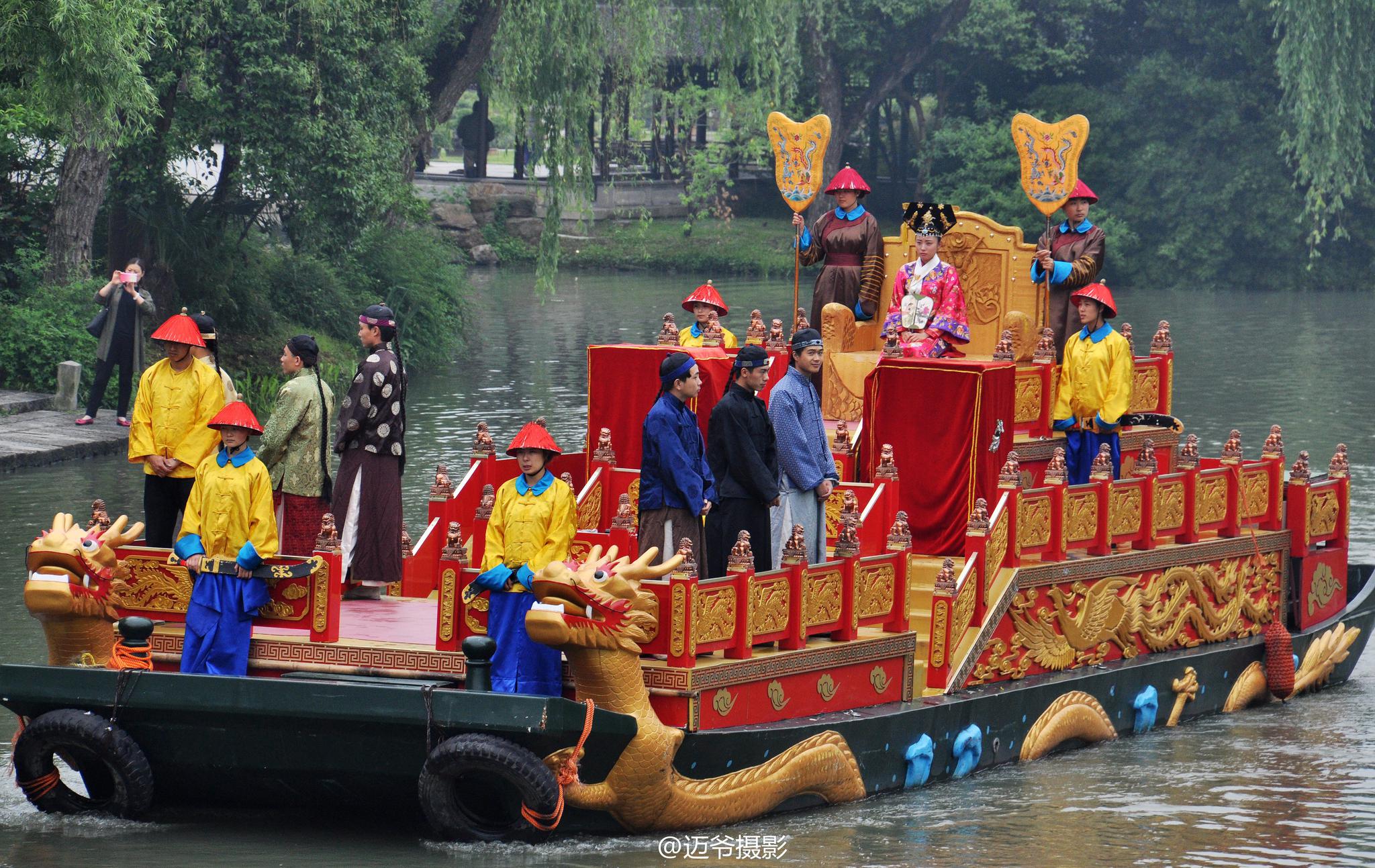模拟乾隆下江南【原创摄影】|拍摄|扬州瘦西湖|乾隆_新浪新闻