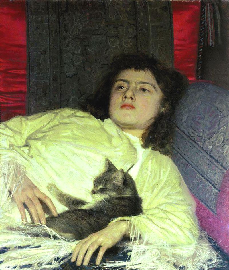 巡回展览画派的领袖人物,克拉姆斯柯依12幅女性人物肖像画欣赏