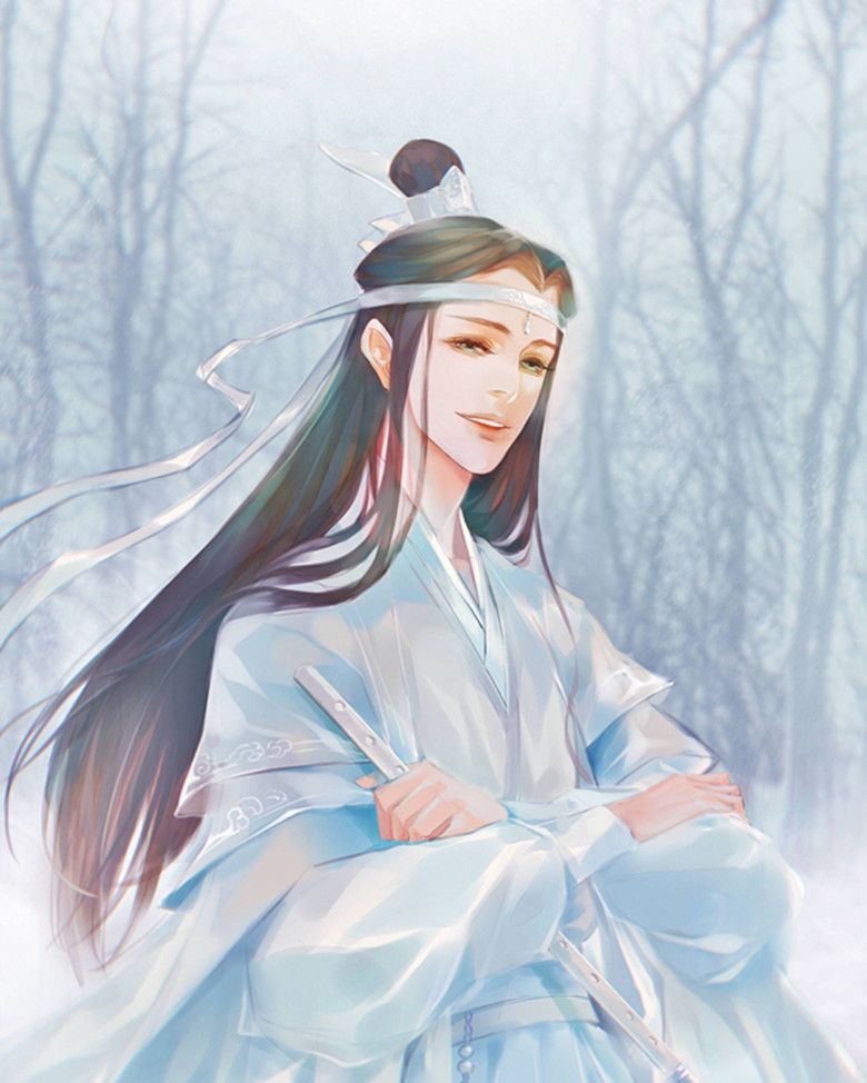 魔道祖师古风壁纸:你言今朝似旧月,我鲜衣怒马,把红妆你娶!