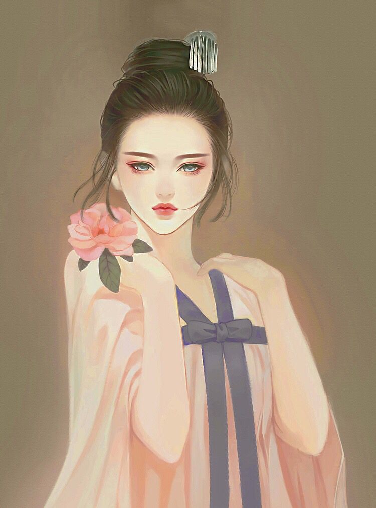 古风手绘绝世倾国美女子壁纸,芳魂西厢,最怕梦醒枕畔凉!