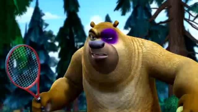 熊二:我花光100万要3年,光头强:我半年,他:1秒就花完