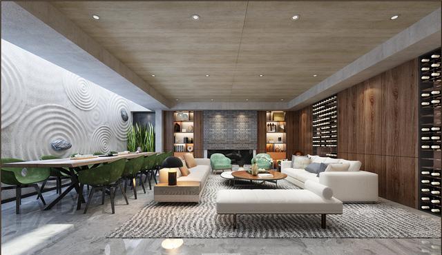 400㎡自然式装修，在自己家里享受spa，随时为身心充电