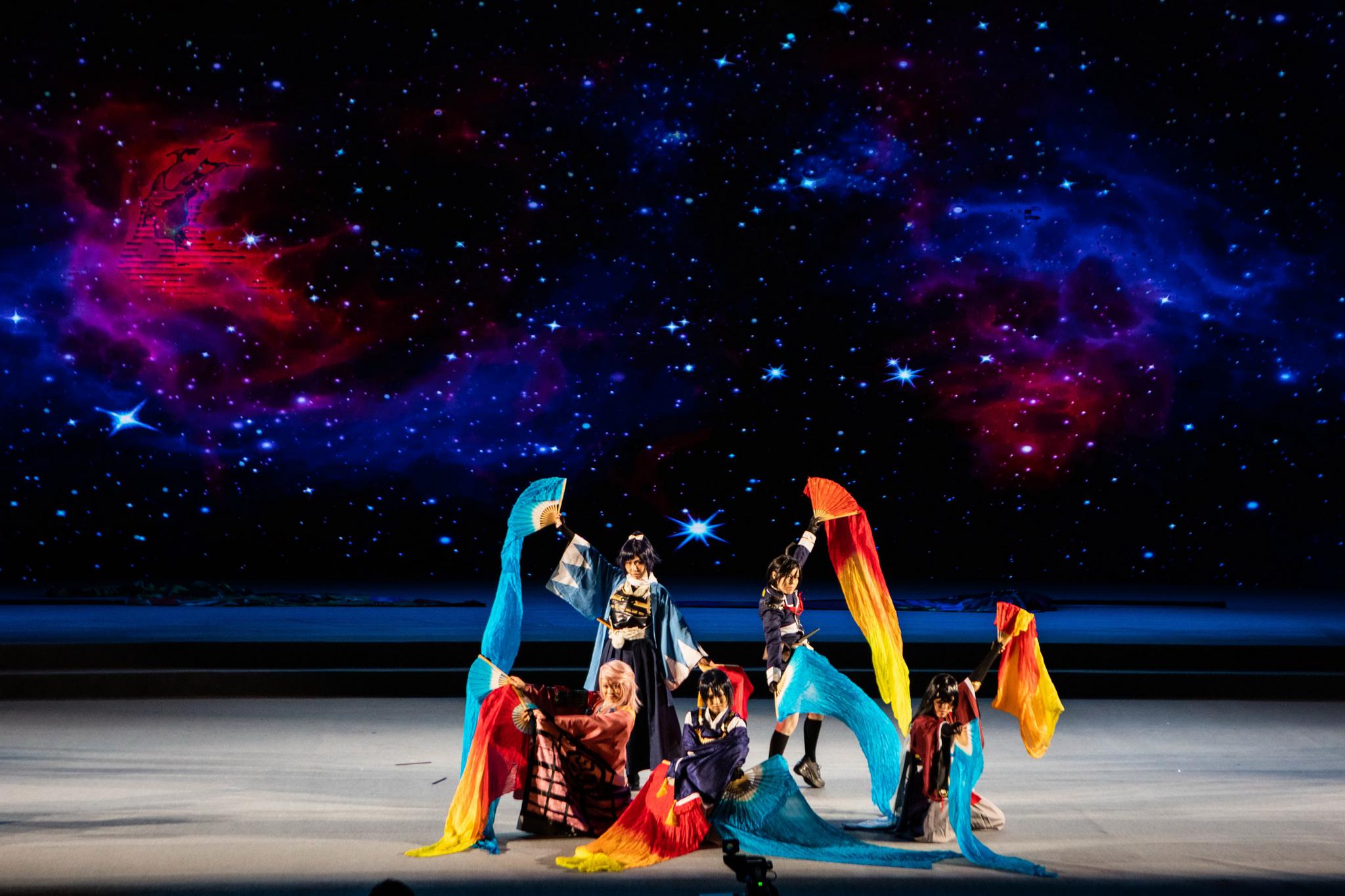 猫头鹰节的压轴节目《东京夜来舞》在南门瓮城上演