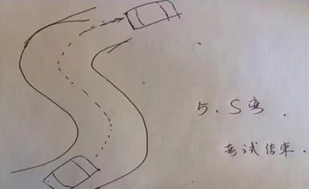 科目二考了4次的学员,分享自己画的5个项目,看上去很简陋