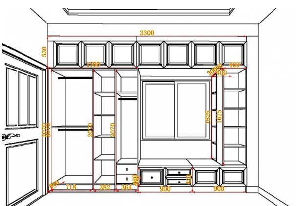 9,8,7,6,5,4,3,2,1,主卧是家中最主要的休息空间,里面的衣柜也承担了