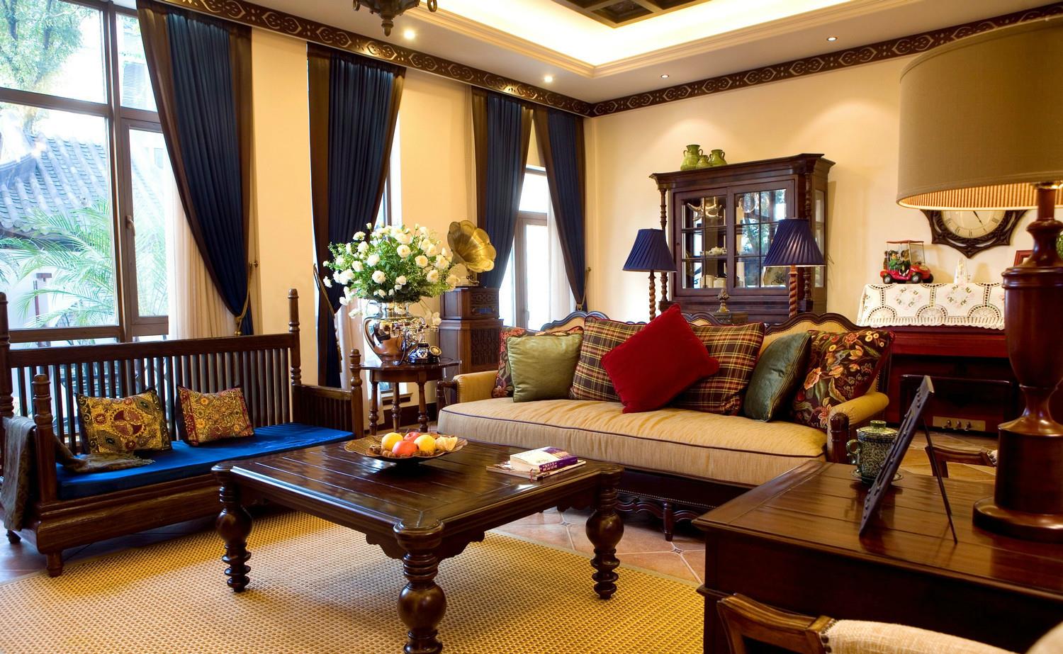 158平米复古风格小复式装修效果图 我家的装修别人都羡慕不来