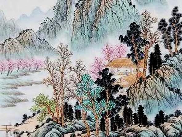 李白《山中问答》:桃花流水窅然去,别有天地非人间|山中问答|李白|人间_新浪新闻