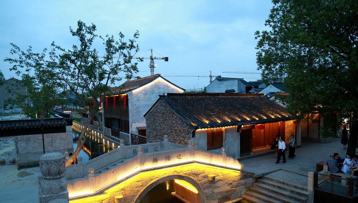 东汉孝子丁兰故里荡口古镇,地处三市交界,在这里感受岁月静好