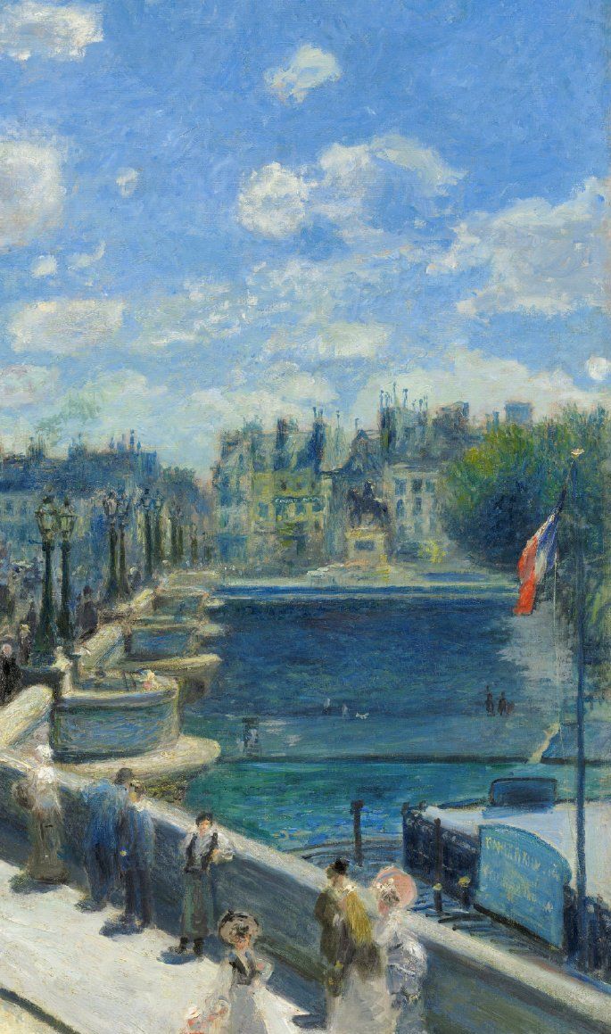 印象派大师雷诺阿笔下的风景绘画欣赏