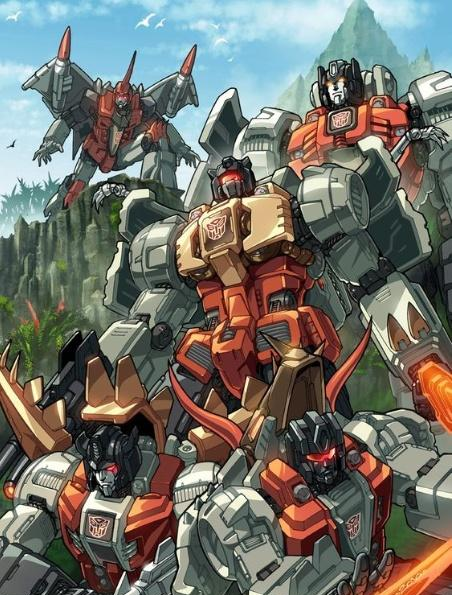 变形金刚动漫人物博派汽车人机器恐龙-衍生恐龙战队