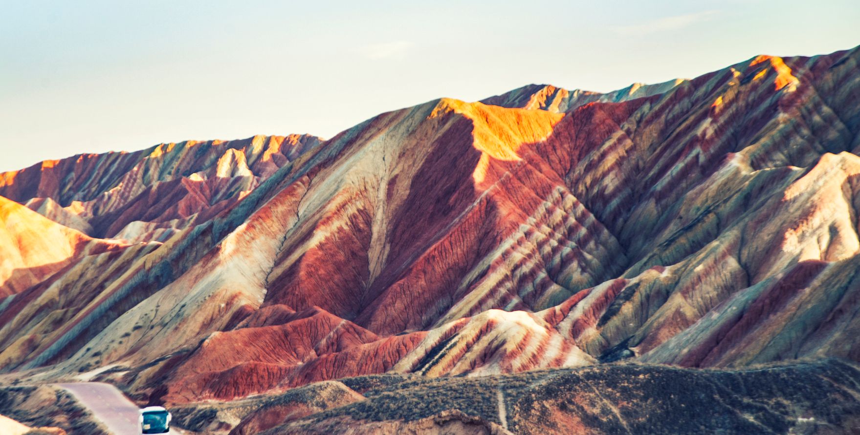 甘肃张掖的七彩丹霞_高清图集_新浪网