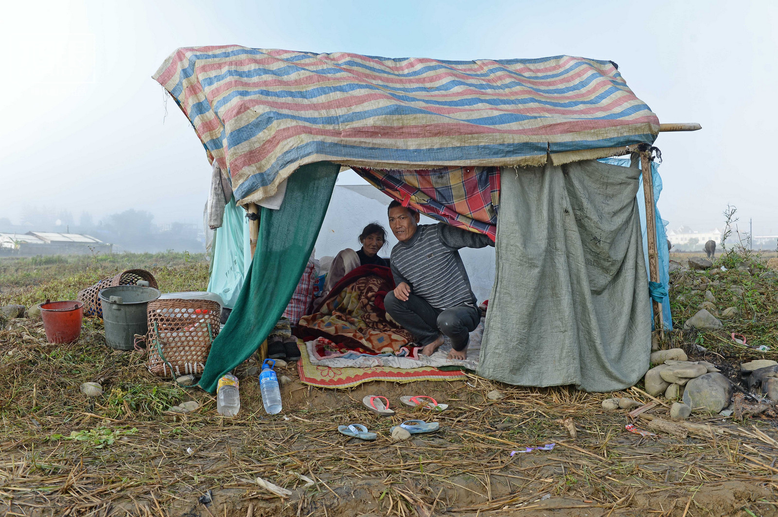 直击中缅边界线的难民,四处流窜居无定所