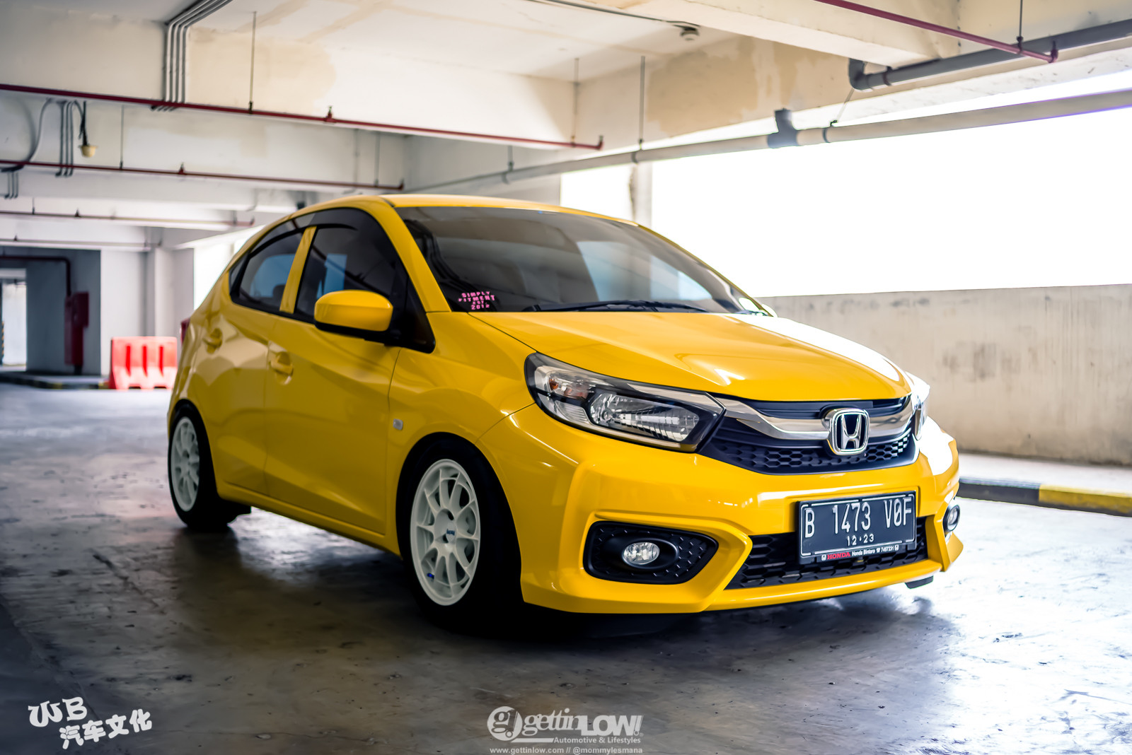 还有比飞度更小的18款本田brio改装案例