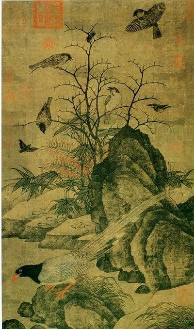“奇花怪石,用笔工整,设色堂皇”之“黄家画派”|画派|黄筌|黄荃_新浪新闻