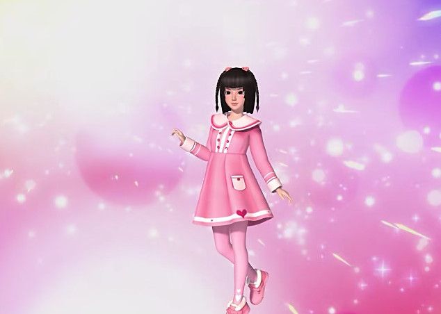 第一套粉色服装,这一套是王默变身之后常穿的衣服,看起来非常温柔和