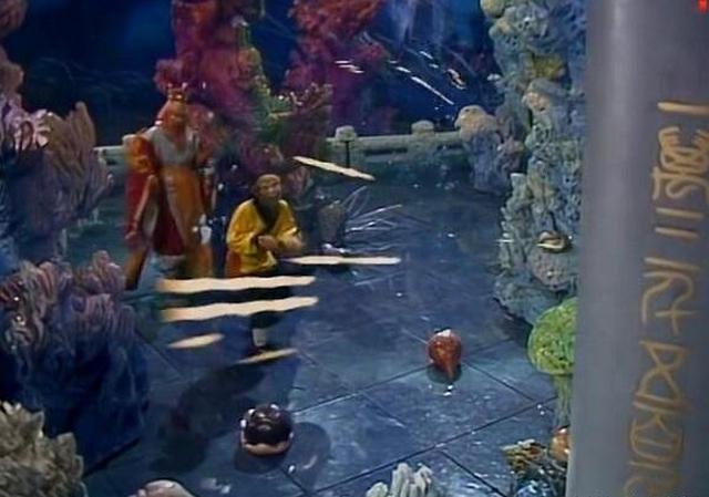 西游记珍贵剧照:取景地解密,孙悟空夺金箍棒的龙宫在摄影棚拍的
