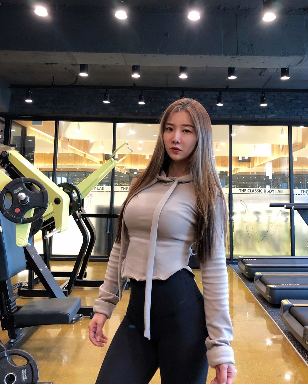 韩国女子健体冠军图片