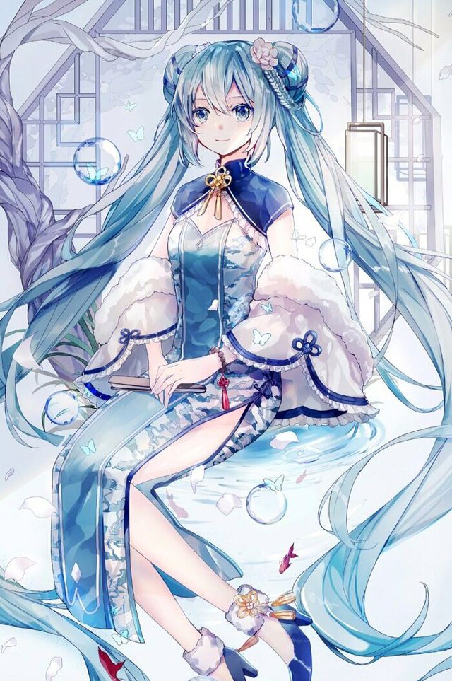 动漫人物旗袍图片华服万千当属旗袍最美