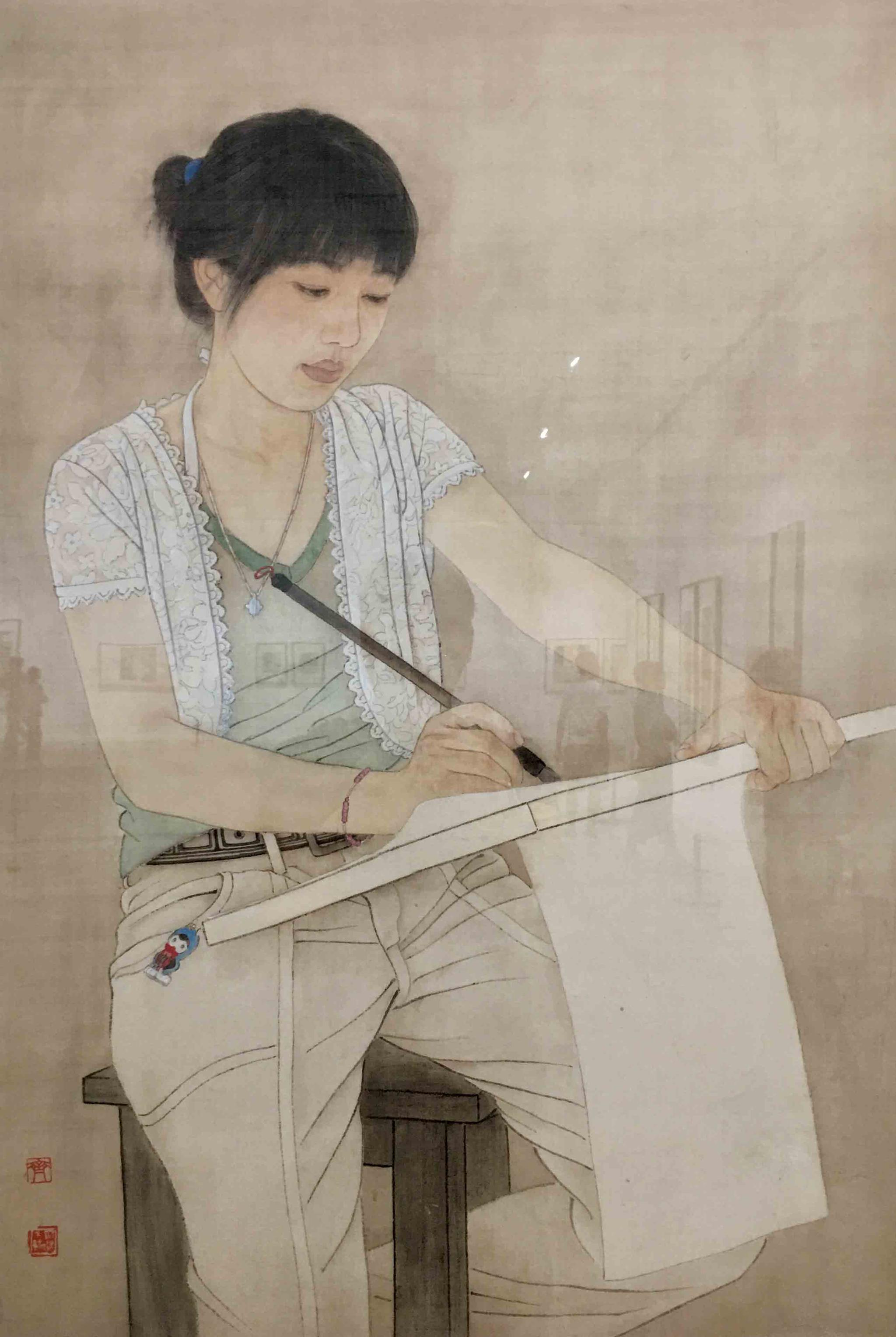 精微广大中国当代名家工笔画作品展丹青新象湖北美术馆