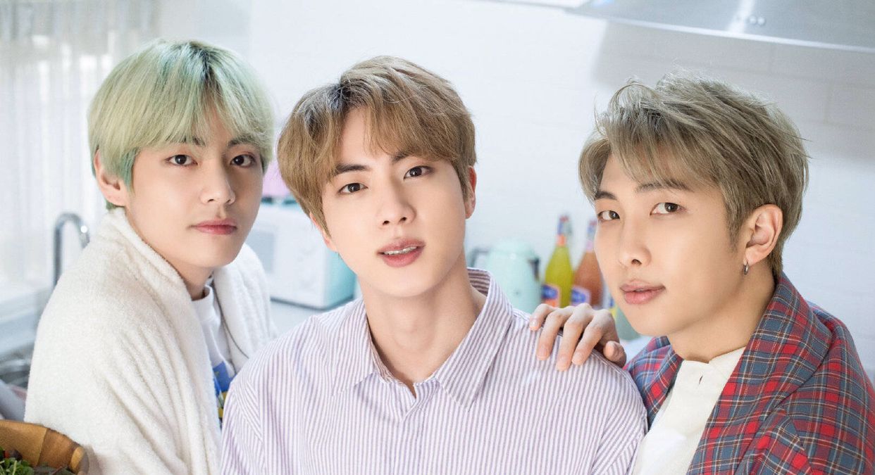 防弹少年团:队内all泰cp盘点,粘人的小面包金泰亨v是团宠吧