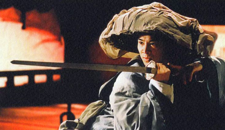 笑傲江湖中的李连杰,天下风云出我辈,一入江湖岁月催!