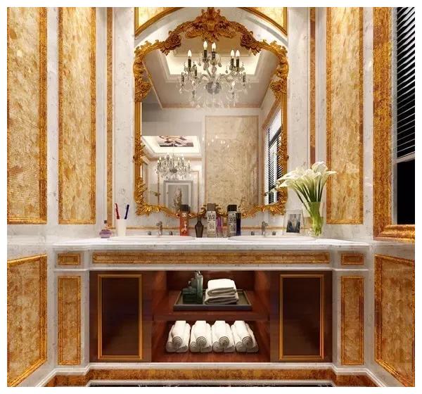 三个欧式豪宅大理石整装设计案例，简直不要太美