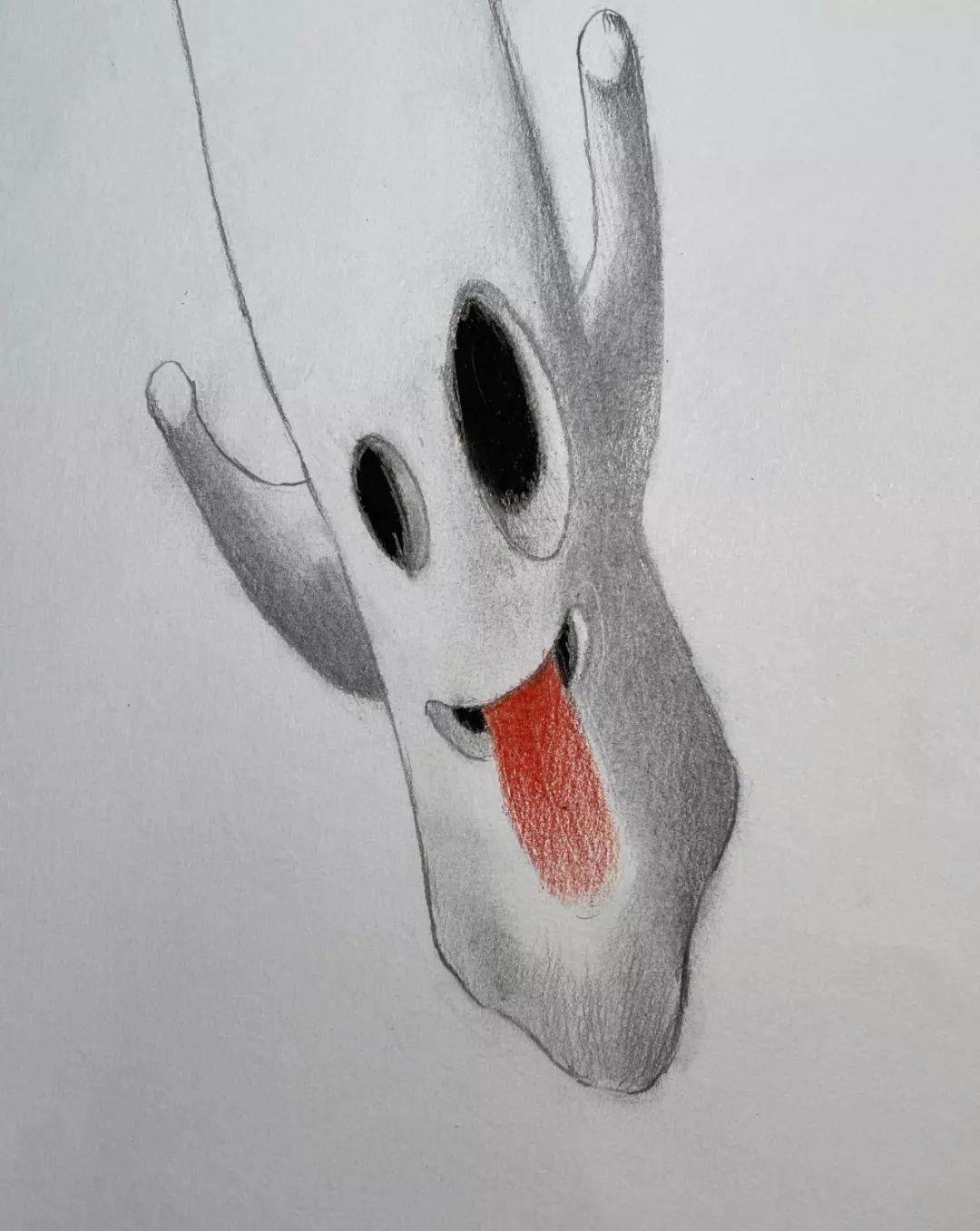 今天没素材,画个鬼吧……|辉柏嘉|素描|铅笔_新浪新闻