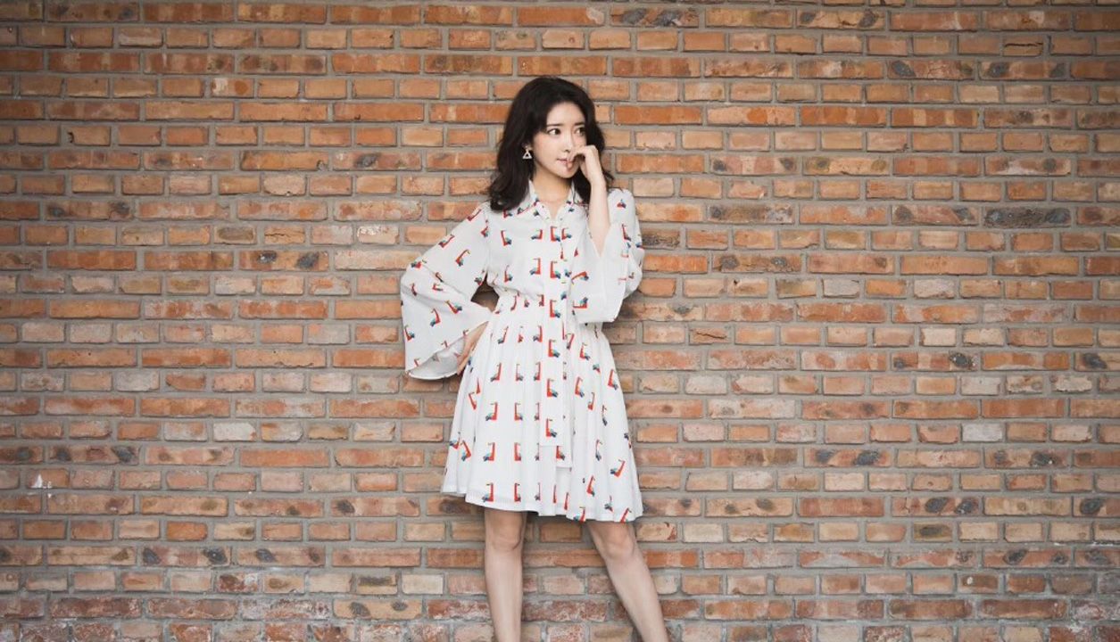 碎花美裙-张璇