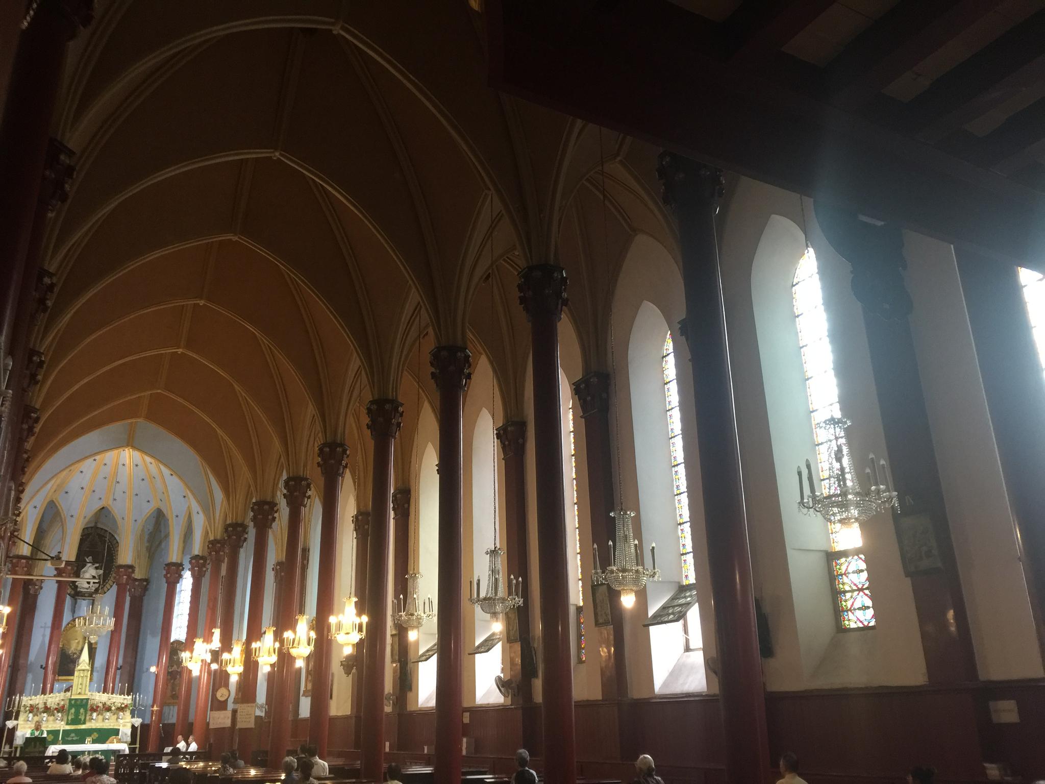 秋游北京市东城区圣弥额尔天主堂北京修建的最后一个天主教堂