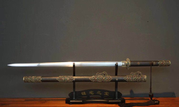 百炼钢手工折叠锻打八面5000层～紫英唐剑|手工|炼钢|黑檀木_新浪新闻