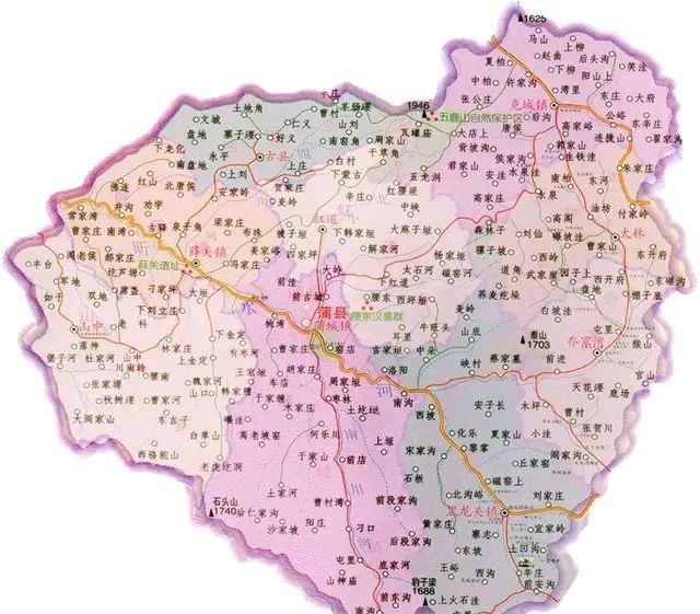 山西临汾蒲县相传尧之师蒲衣子隐居处得名