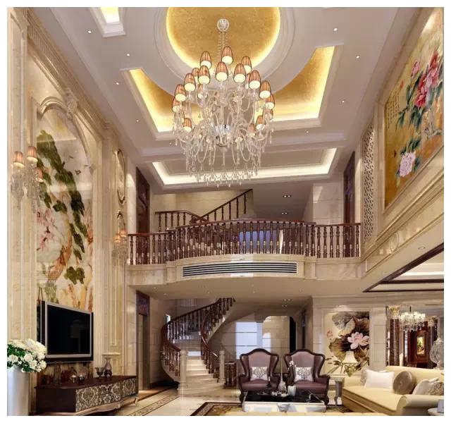 三个欧式豪宅大理石整装设计案例，简直不要太美