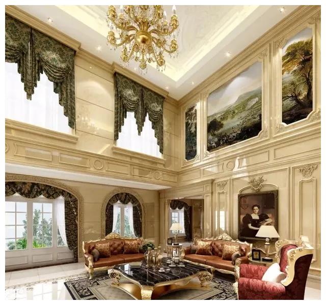三个欧式豪宅大理石整装设计案例，简直不要太美