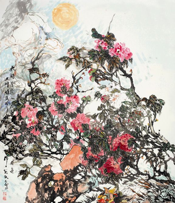 苍润淋漓刚柔相济郭志光写意花鸟画作品欣赏