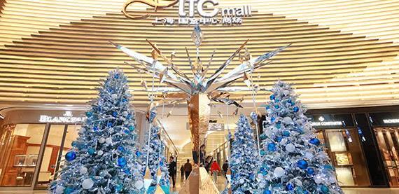 2017年vs2019年 上海10大购物中心圣诞美陈对比图来了