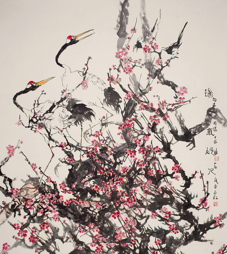 苍润淋漓刚柔相济郭志光写意花鸟画作品欣赏