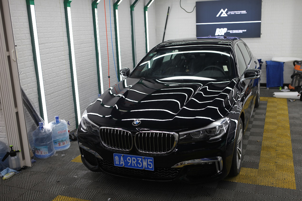 忙了两个月之后才来找他 宝马5系用了bop车衣