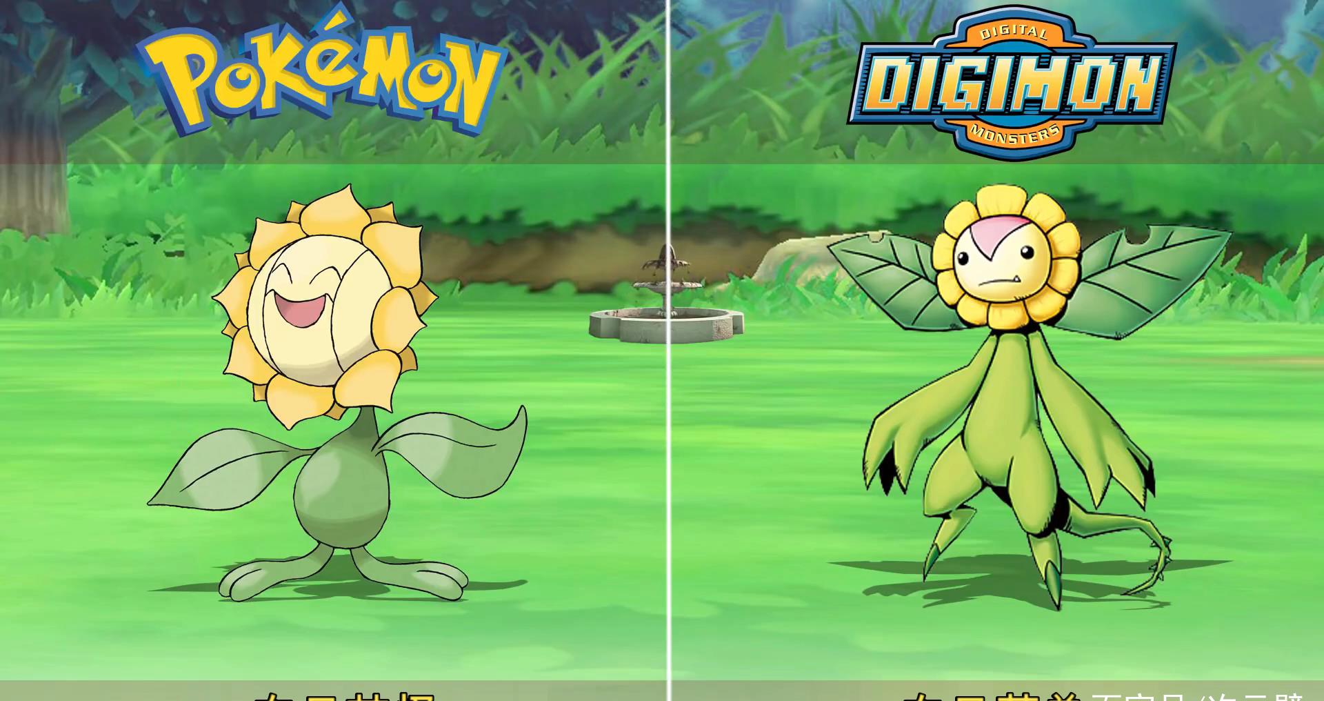 9组神奇宝贝vs数码宝贝:外形,设定都太像了,你更喜欢哪个?|数码|神奇