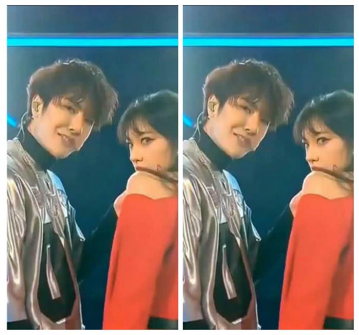 跨年晚会王一博摸程潇下巴有谁注意程潇的表情了兄弟珍重