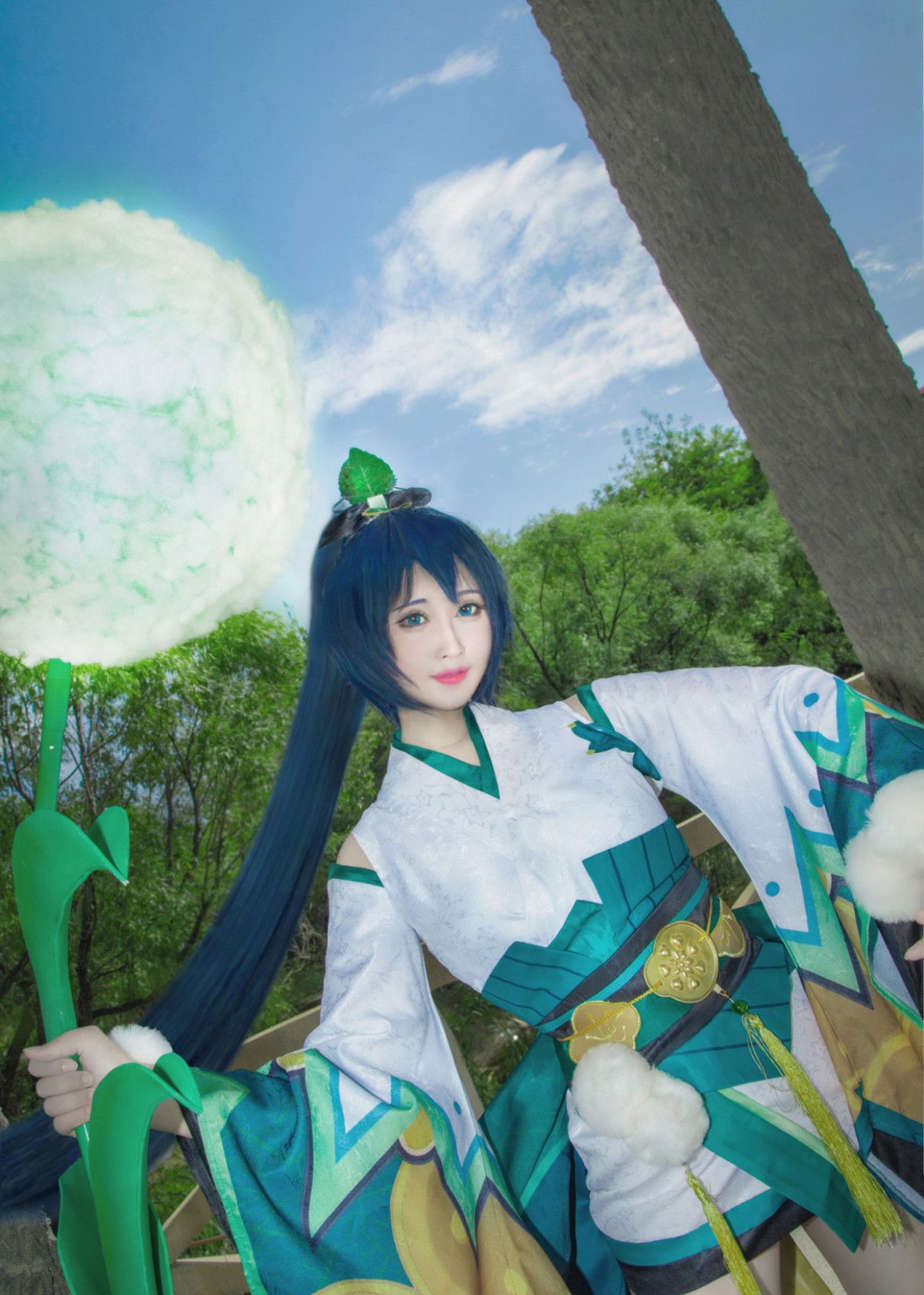 手游阴阳师莹草cos play 高清原图