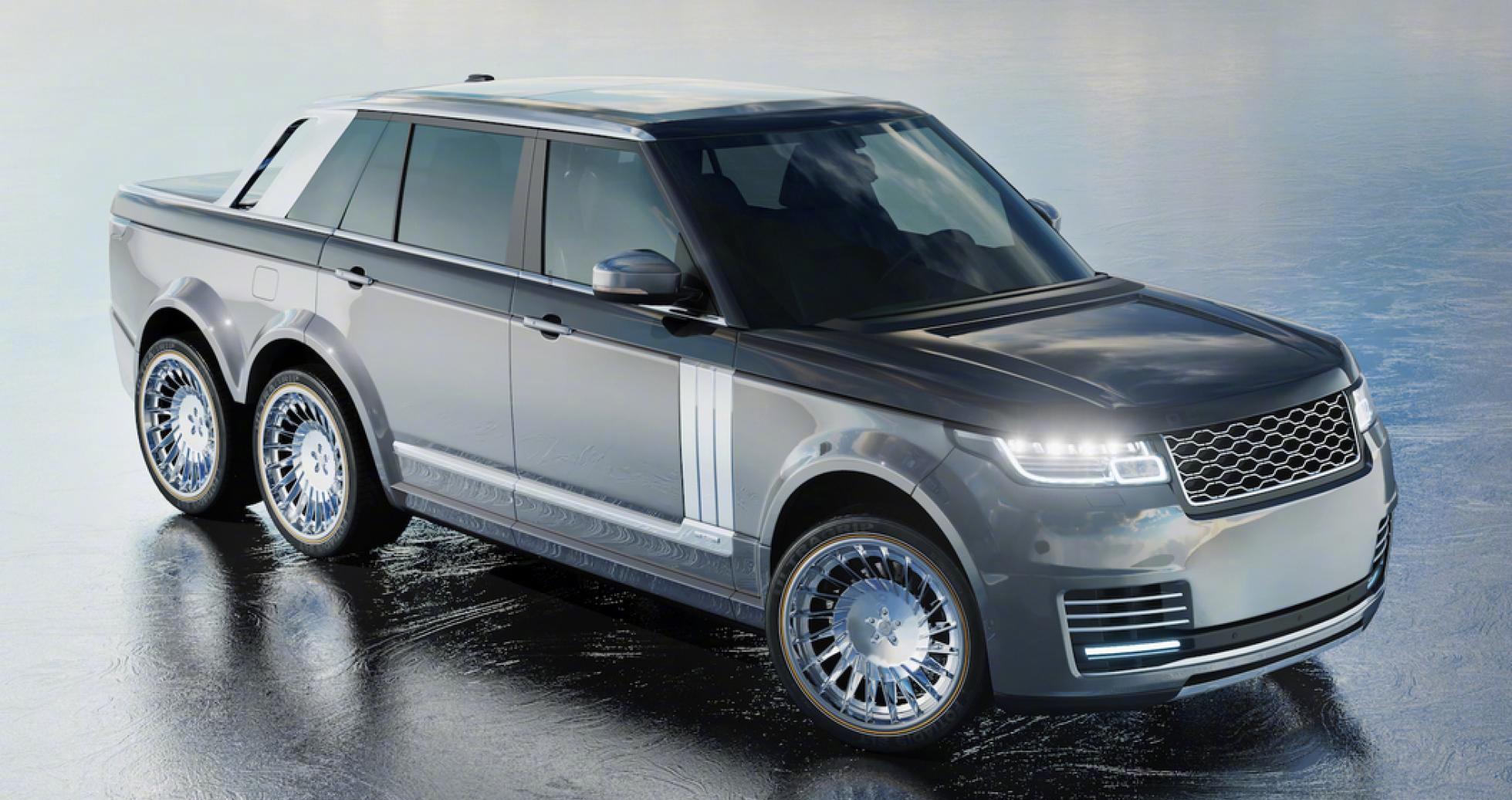 最贵路虎来了!6x6皮卡版揽胜,900万售价力压宾利添越!