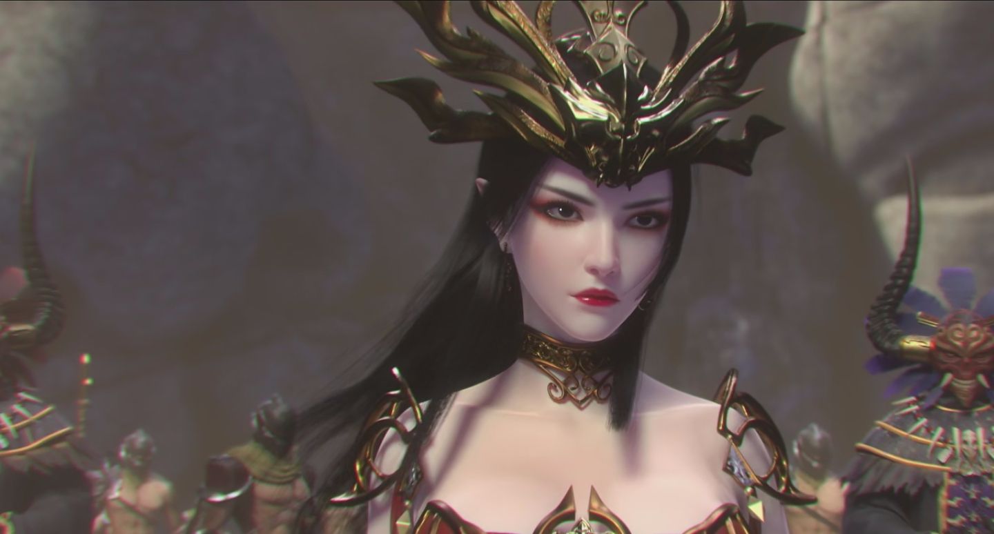 美杜莎女王,在番外篇中为救妹妹封印了海波东,在斗破苍穹中成为了萧炎