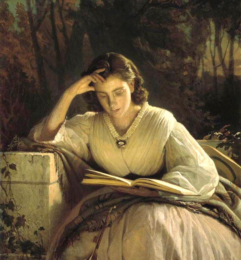 巡回展览画派的领袖人物克拉姆斯柯依12幅女性人物肖像画欣赏