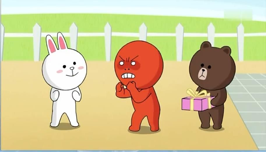 布朗熊和可妮兔的爱情故事图集|布朗|line town|爱情故事_新浪新闻