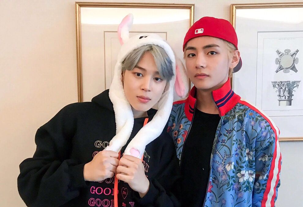 防弹少年团:队内all泰cp盘点,粘人的小面包金泰亨v是团宠吧