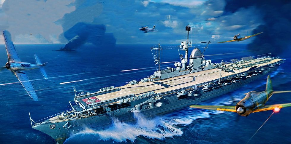 1929年2月,德国的海军上将埃里克·雷德尔提出关于建造两艘航空母舰"