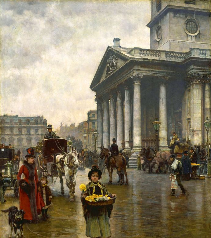 画面过于美丽带你回到十八世纪的英格兰油画欣赏